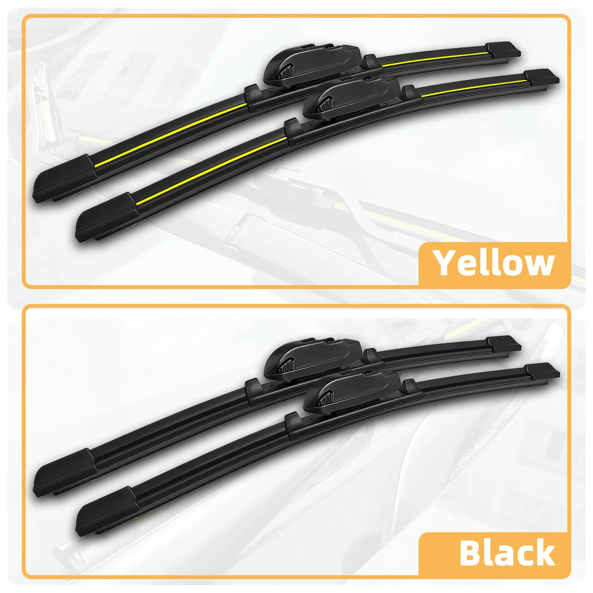 2PCS Front Wiper Blades Fit For Daihatsu Terios J200 F700 Thor M900S M910S 2006-2026 Car Premium Quiet Streak-Free Durable Parts view 5