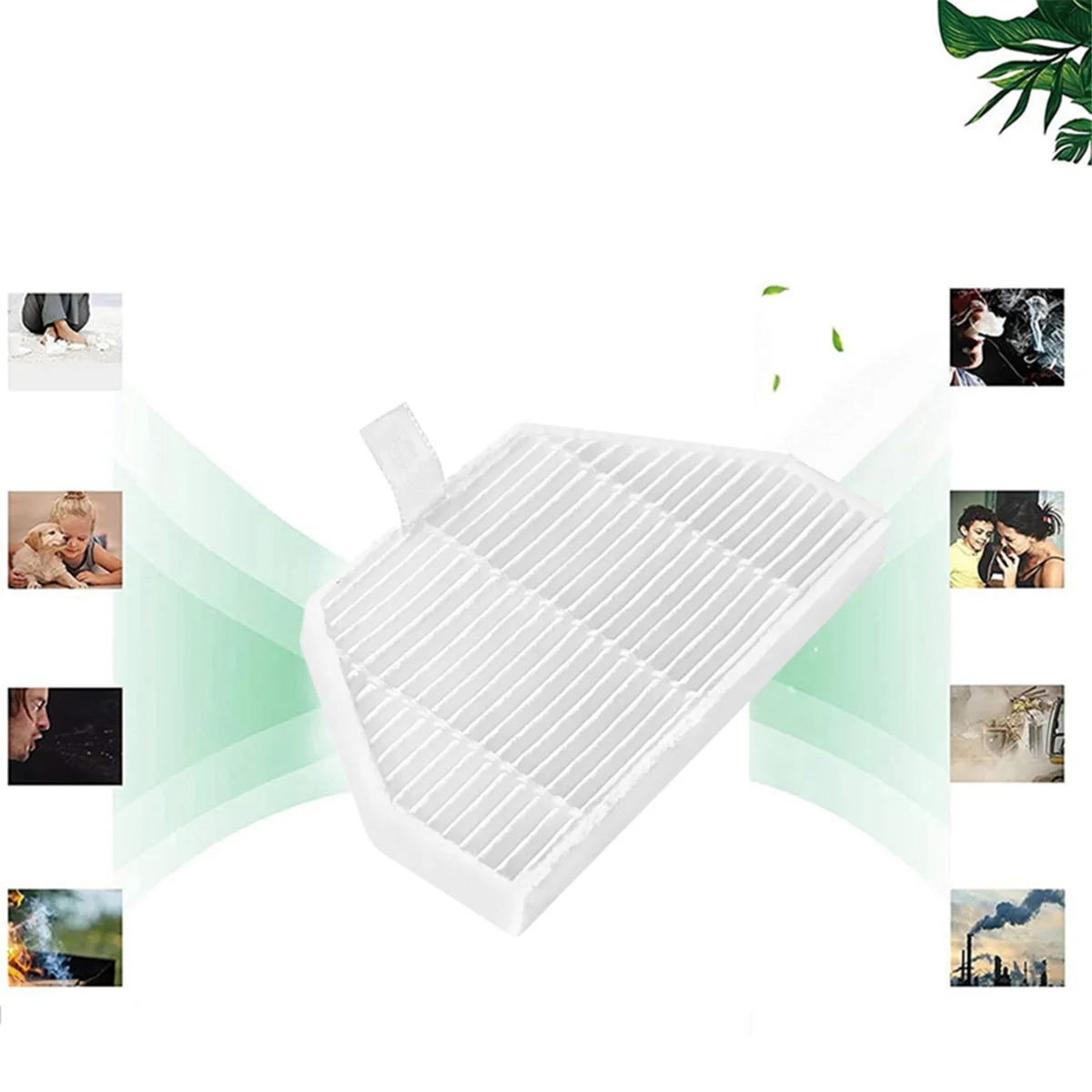 Replacement Spare Part for Roidmi EVA SDJ06RM Robot Vacuum Cleaner Accessories Side Brush Filter Mop Cloth Dust Bag