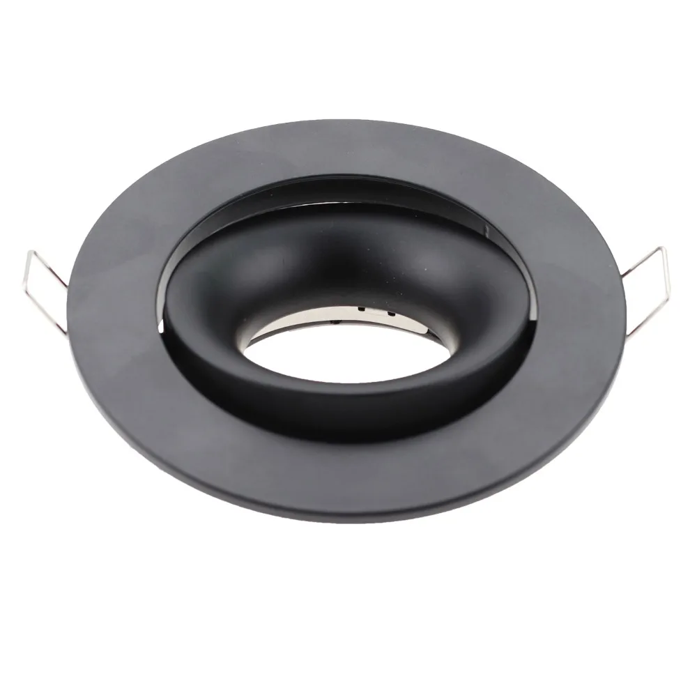 

Black White Recessed Ceiling Spotlight Round GU10 Downlights for Ceiling Mounting Square Round Frame LED Spotlights for Ceilings