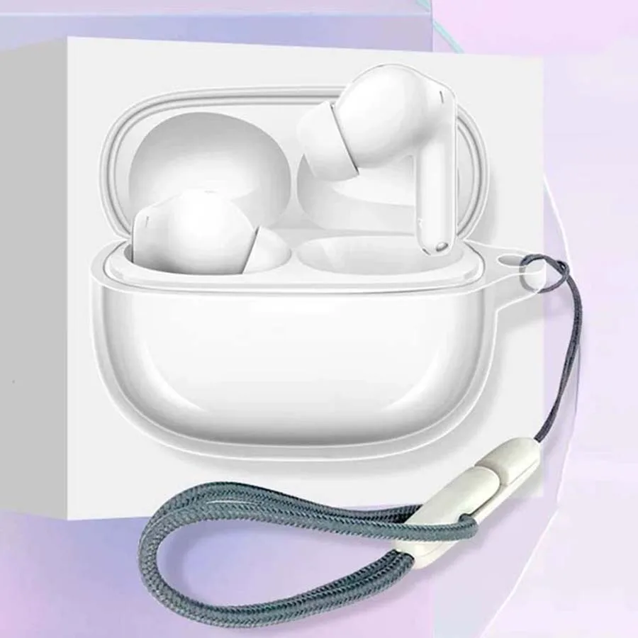 Custodia morbida in TPU per Redmi Buds 6 Pro Custodia protettiva trasparente Cover in pelle per Redmi Buds 6 Pro Protezione per auricolari wireless