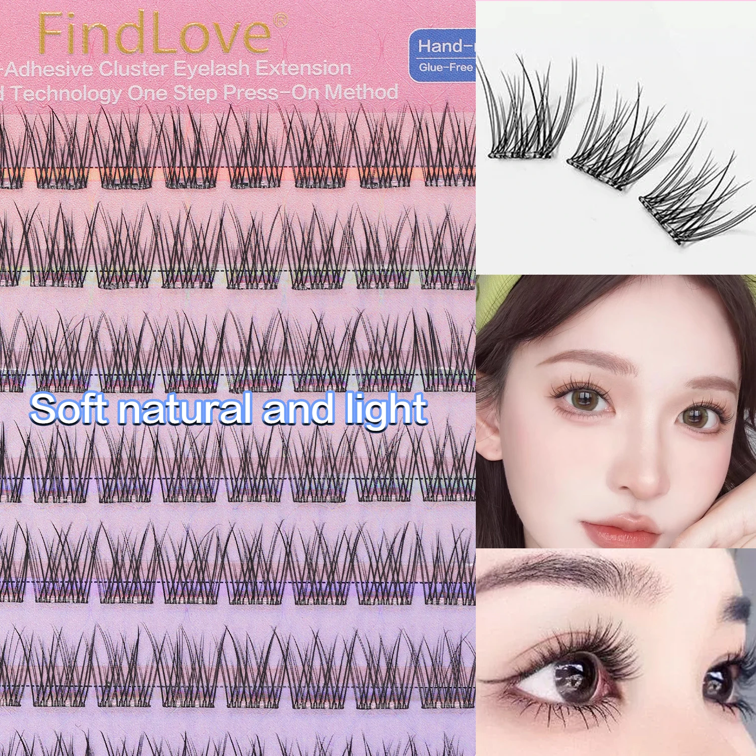 120 個接着済みまつげ 10-12 ミリメートルクロスまつげソフトで軽い自然まつげ着用接着剤不要まつげ韓国メイクツール