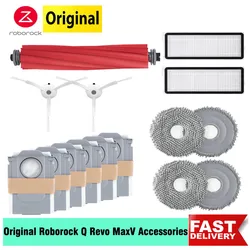 Original Roborock Q Revo MaxV Accessories of Main Brush Filter Side Brushes Mop Dust Bag Robot Vacuum Cleaner Parts Optional