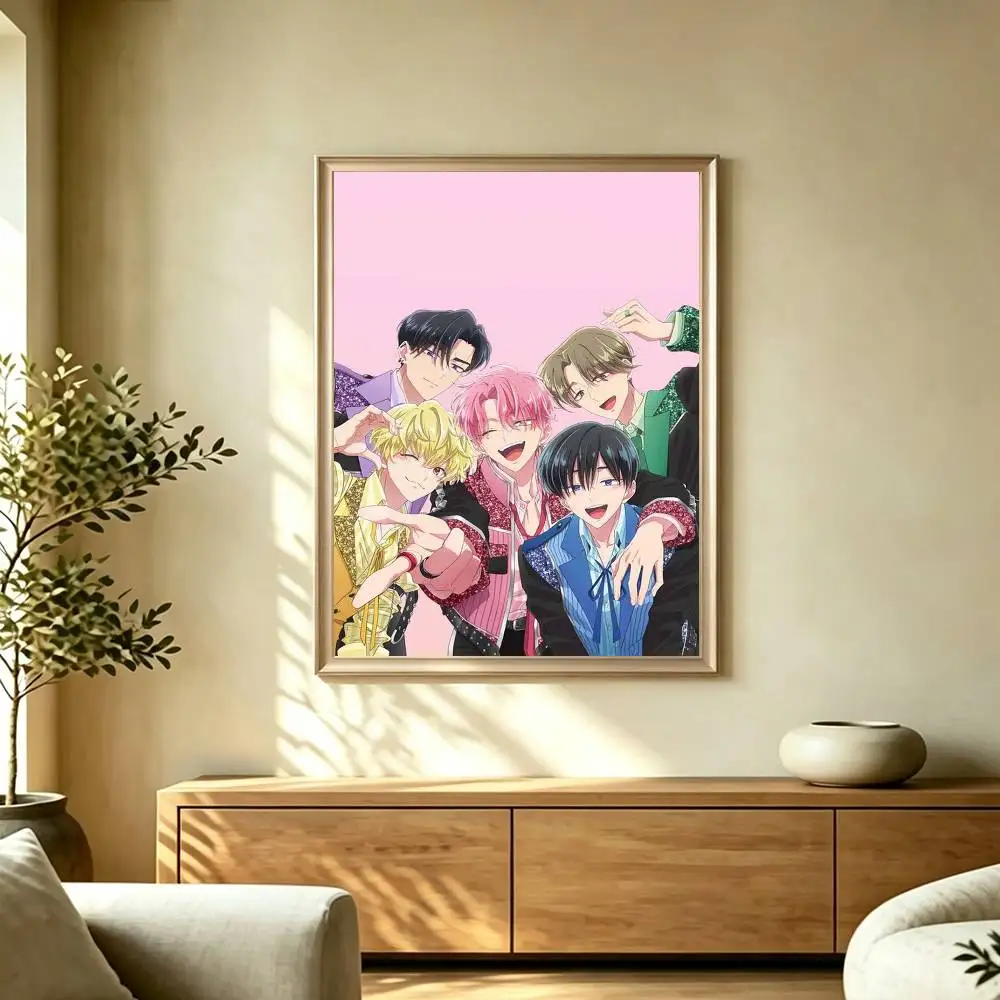Anime T-Tamons B Side Poster Waterproof Wall Art Sticker For Bar Living Room Vintage Decor High Quality Print Gift