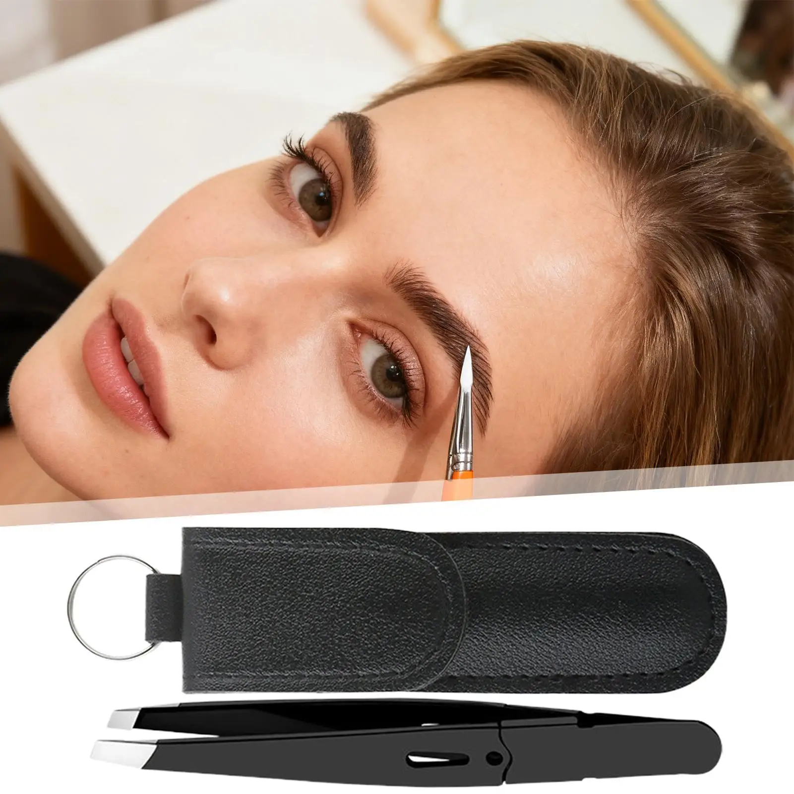 جديد الحاجب الملقط عالية الجودة الفولاذ المقاوم للصدأ الشعر الجمال غرامة الشعر مجتذب مائل العين الحاجب كليب إزالة أدوات ماكياج #6