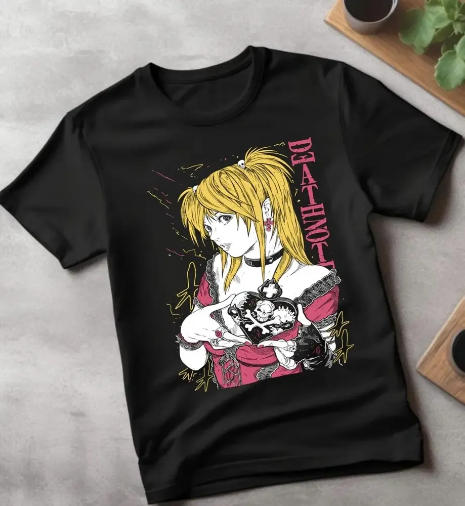 Death Note T-Shirt Ryuk Silhouette Manga Comic Book Anime Silhouette Misa Amane