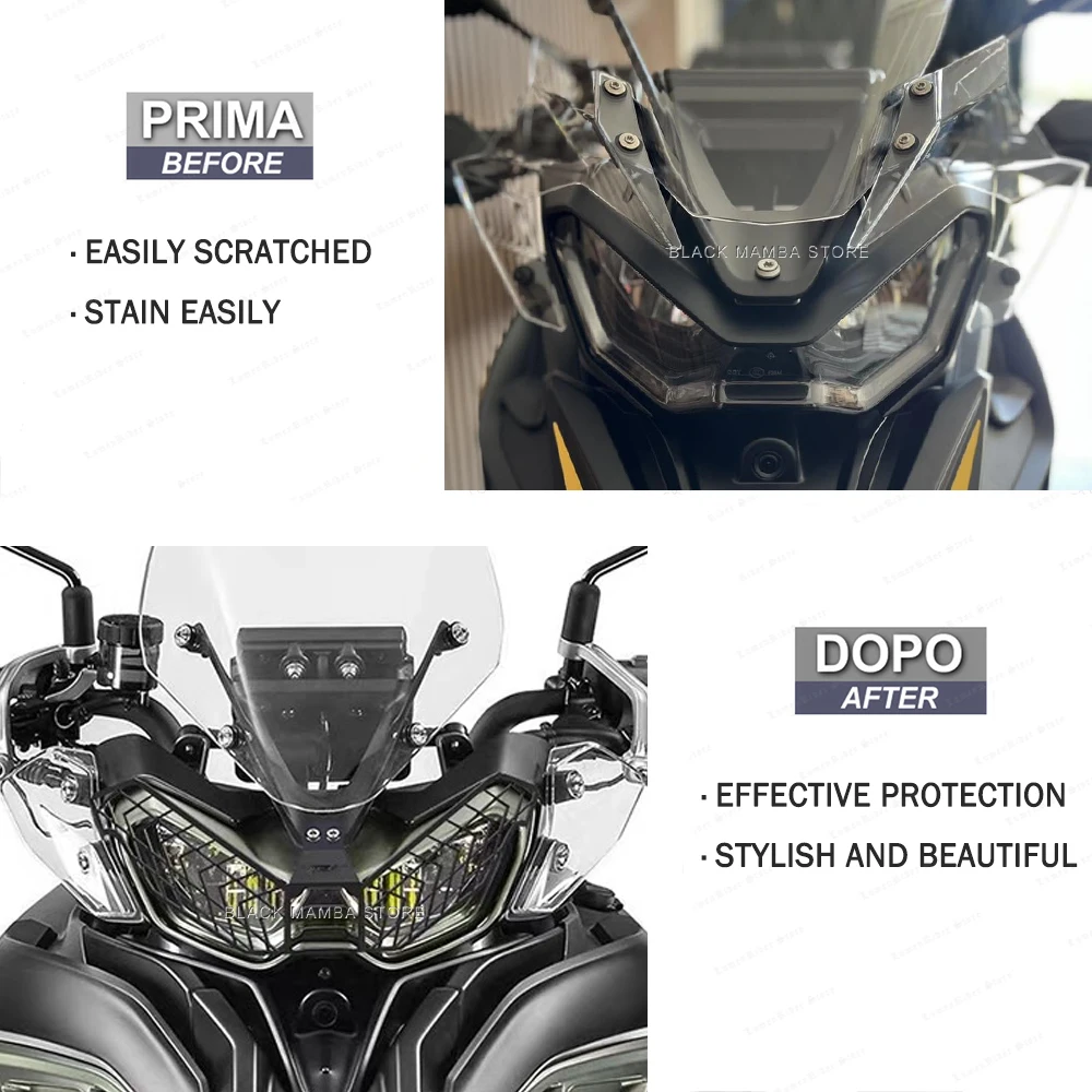 ل QJ موتور SRT 900 SX SRT900SX دراجة نارية الملحقات العلوي مصبغة الحرس كشافات غطاء مصبغة