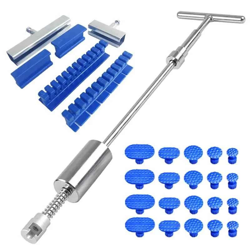 Auto Paintless Dent Repair Tools Car Body Suction Cup Tool Slide Hammer Reverse Hammer Puller Tabs for Car Dent & Ding Remover