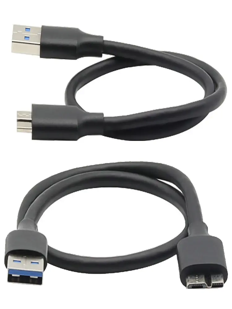 1 шт., Кабель-адаптер USB 3.0 типа A к USB 3,0 Micro B, кабель синхронизации данных, шнур для внешнего жесткого диска, HDD, кабель для жесткого диска
