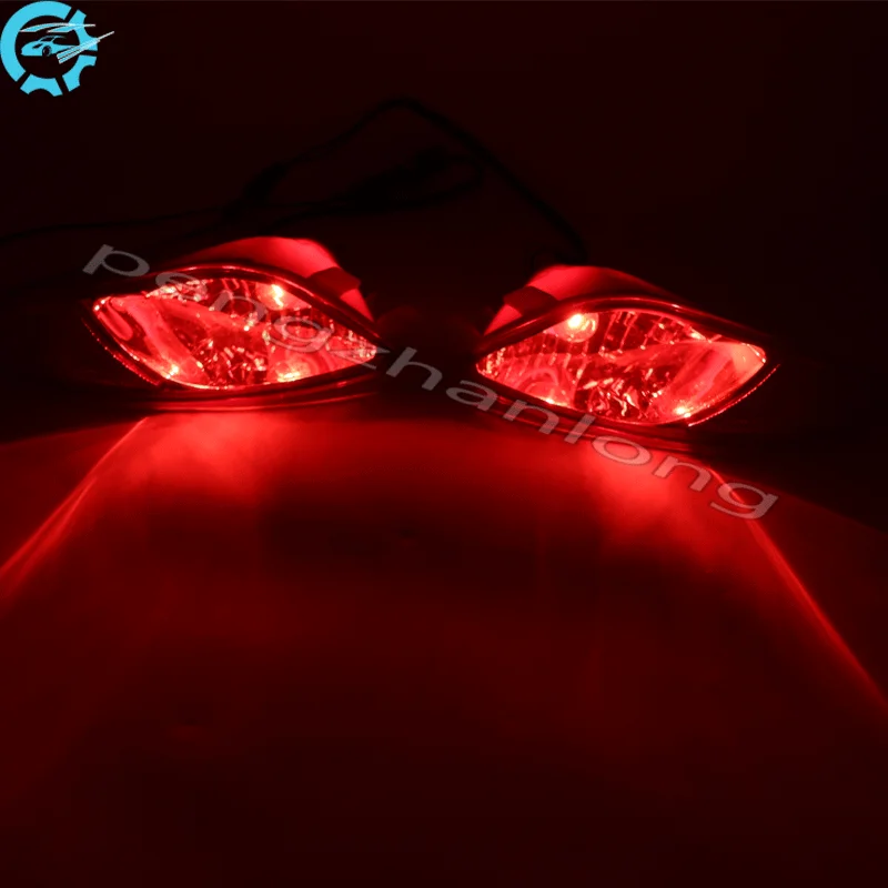 Car Fog Light With BUlb For Hyundai IX35 2010 2011 2012 2013 2014 2015 Rear Bumper Brake Light Tail Light Stop Lamp 92405-2Z300