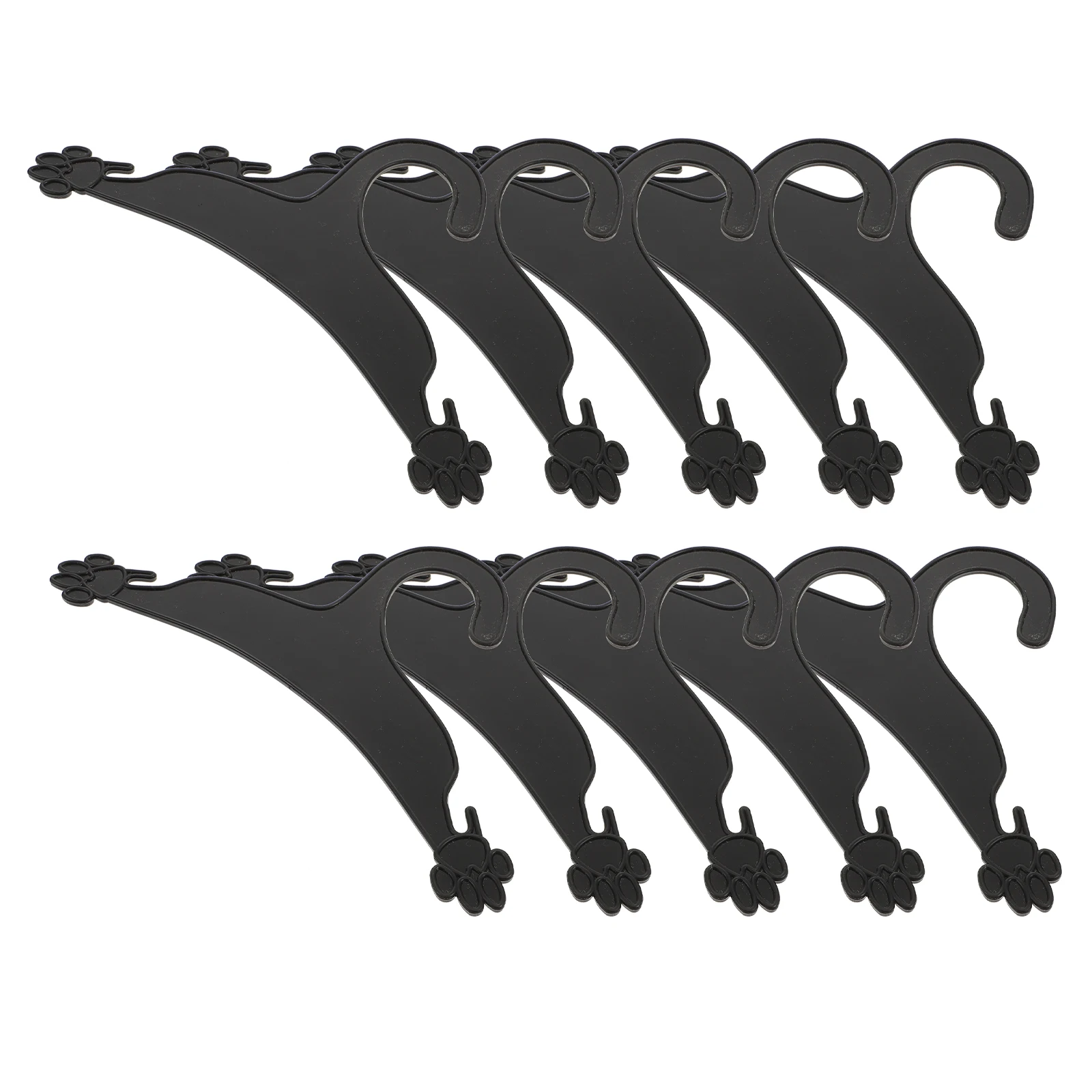 

10pcs Dog Claw Shape Windproof Clothes Plastic For Garment Anti-Skid Clothes Rack Mini Pet Hanger Pet Accessory Dog Suit Hanger