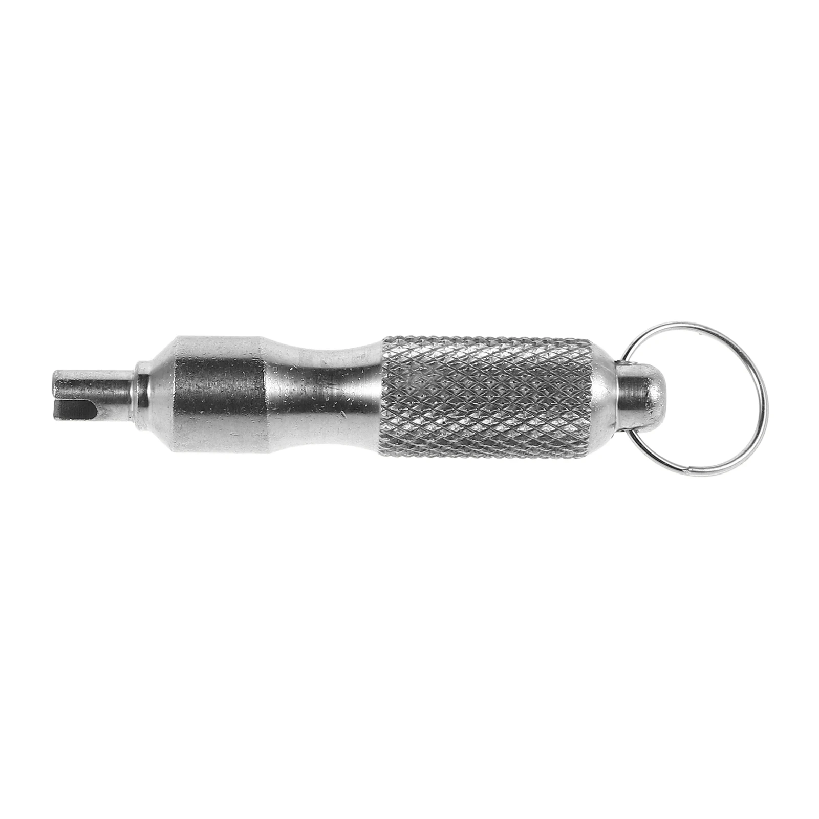 

Valve Core Wrench Keychain Bike Tools Air Conditioner Removal Stainless Steel Tire Repair