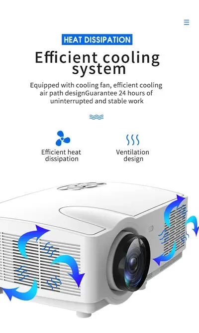 2020 High brightness 13000 lumens Home Theater Projector Smart WiFi 720p Full HD Video digital J11 Projector Home Cinema