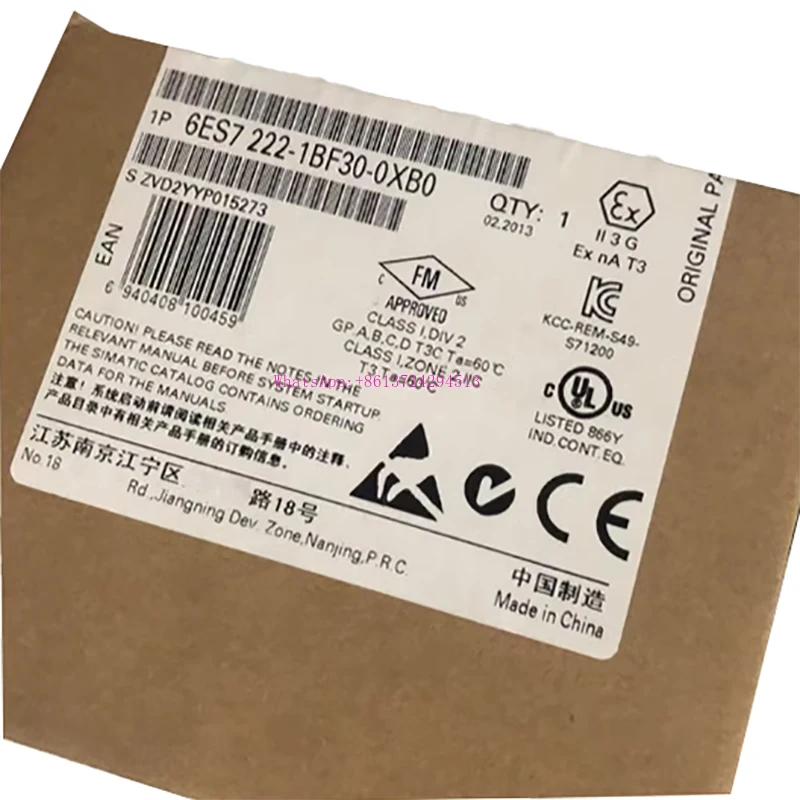 New Original In BOX  6ES7222-1BF30-0XB0  6ES7 222-1BF30-0XB0 {Warehouse stock} 1 Year Warranty Shipment within 24 hours