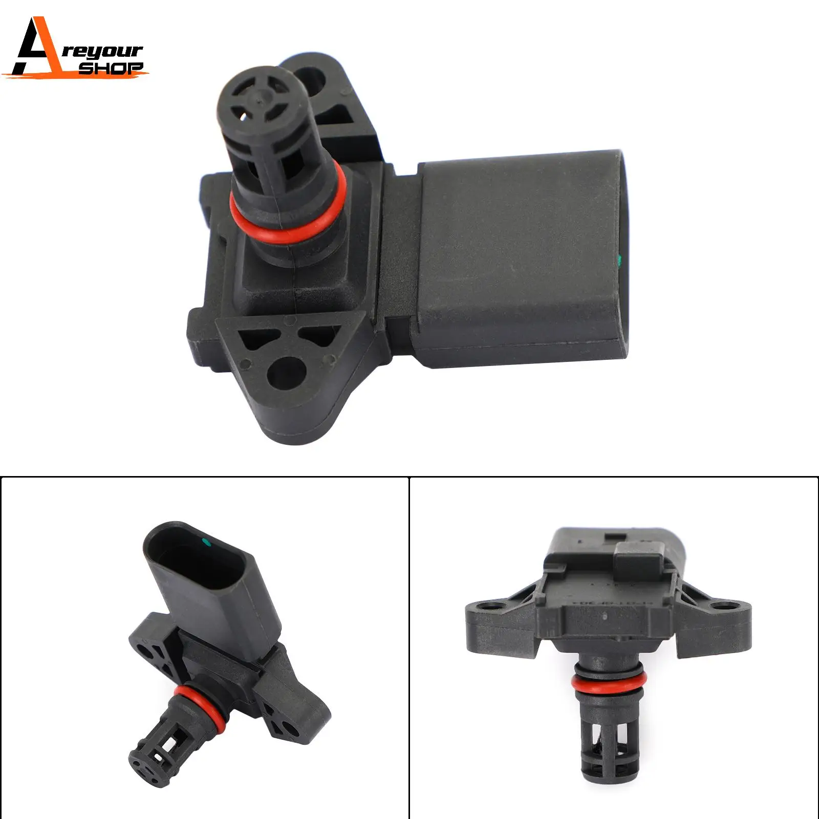 Areyourshop Mass Air Flow Sensor MAF For Dodge Ram 2500 3500 2003-2007 5.9L For Cummins  4984570 Car Auto Patts