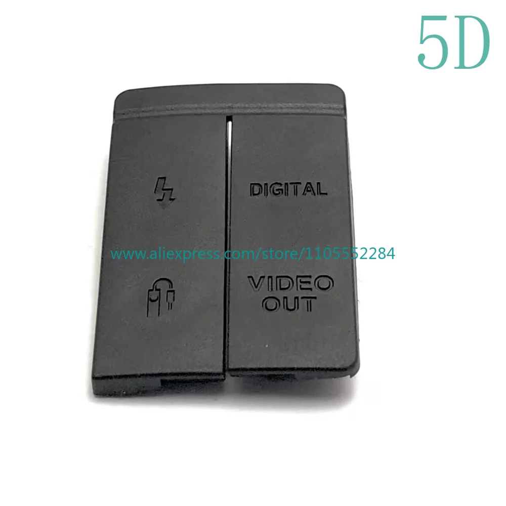 New HDMI-compatible MIC USB Rubber Cover Unit For Canon EOS 5D Mark II III IV 5D2 5D3 5D4 Camera Repair Part view 2