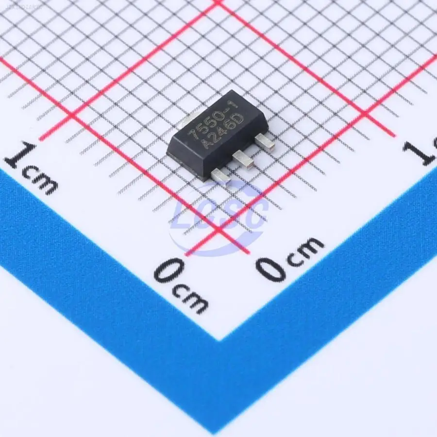 1PCS RS7550-1YE3L 58dB@(217Hz) Fixed 5V Positive electrode 36V SOT89-3L Voltage Regulators - Linear, Low Drop Out (LDO) Regulato