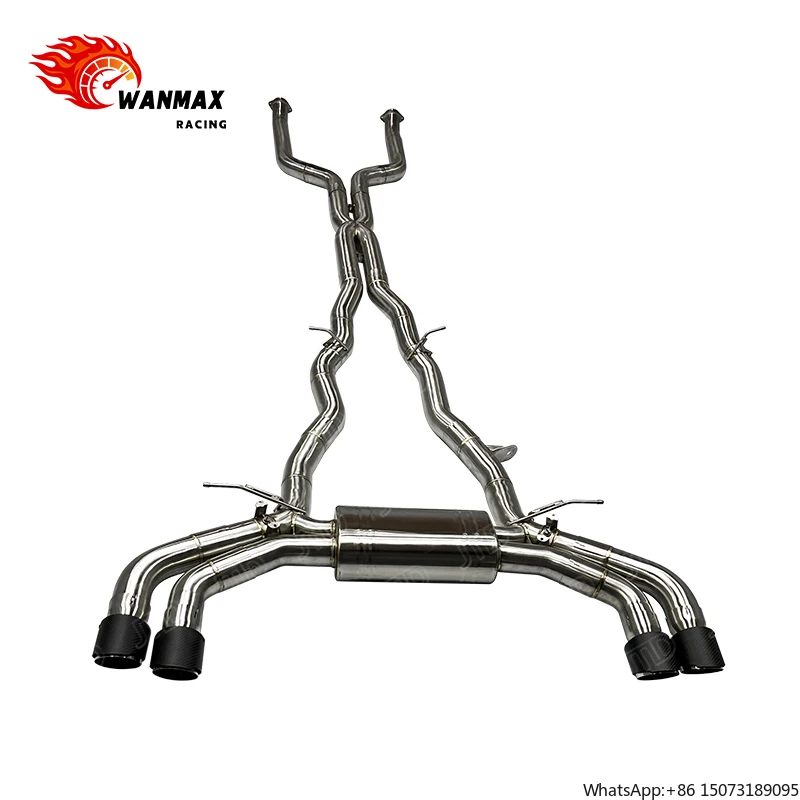 

For G90 M5 S58 4.4L 2025+ Performance Exhaust System Stainless Steel Catback with Tips