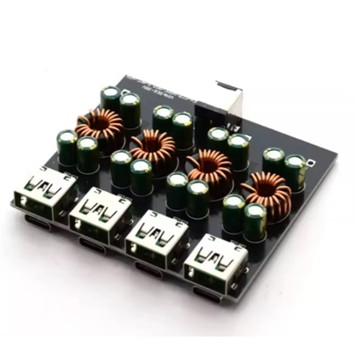 ABGN QC4.0 QC3.0 4 Way USB Type-C Mobile Phone Quick Charge Adapter 6-35V Step-Down Boost Module SW3518 for