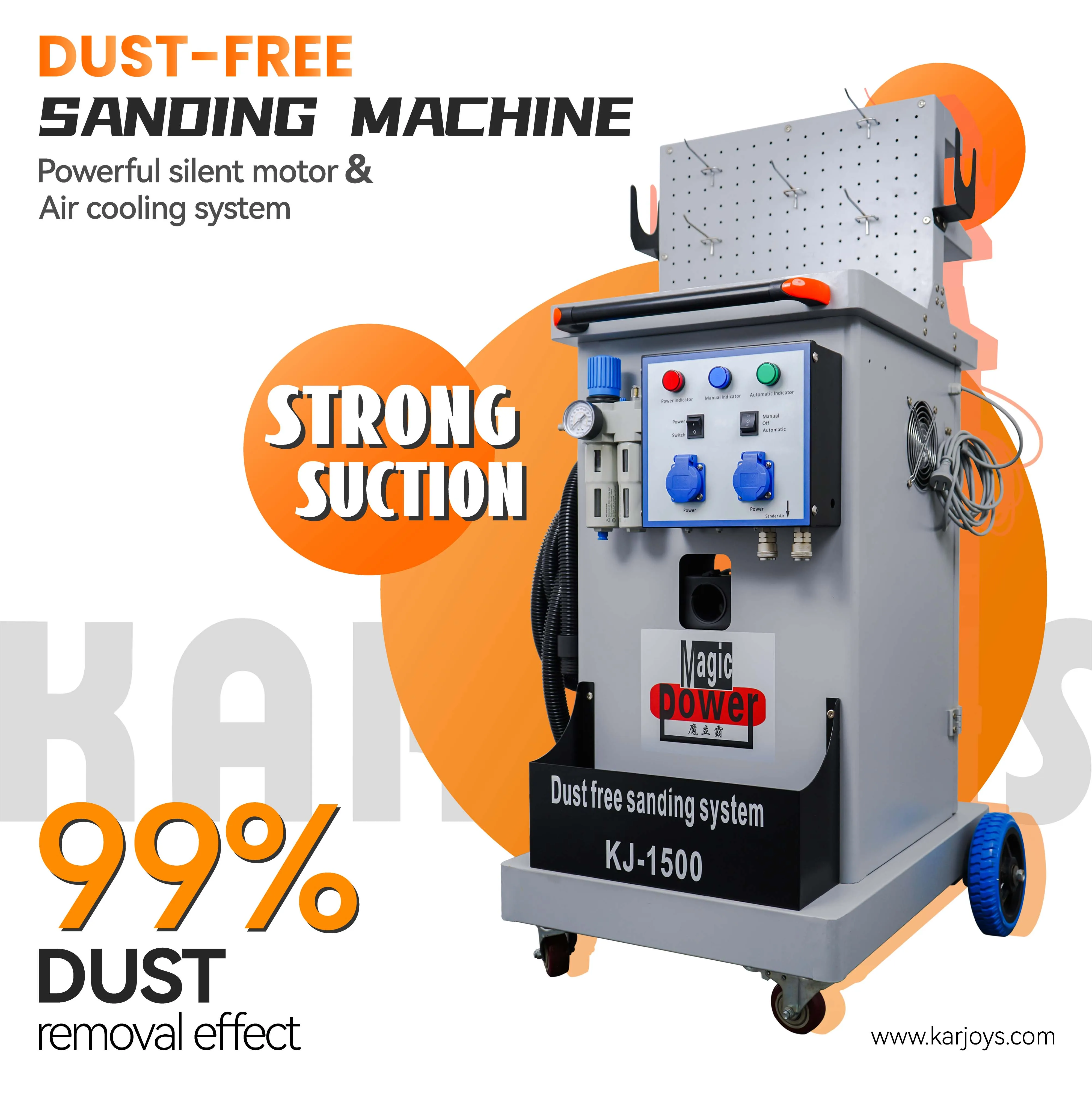 KARJOYS Dust Free Sanding Machine Auto Detailing Equipment For Car Repair