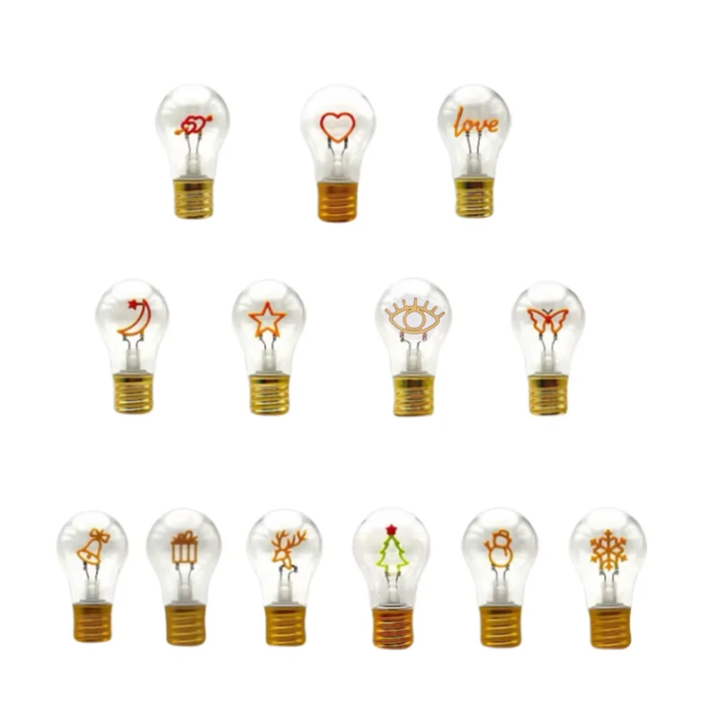 LED Edison Filament Bulbs Art Lights A70 5V Pink Dimmable E40 Charge 360 Degree Energy Decoration Lamps LED Lights