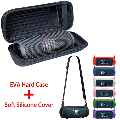 Imagen 1 del producto ZOPRORE caja de viaje dura de EVA bolsa de almacenamiento + funda de silicona suave para Altavoz Bluetooth JBL Flip 7 para funda de altavoz JBL Flip7