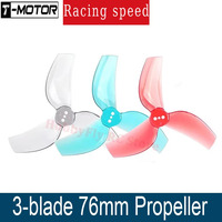 20pcs/10pairs T-MOTOR T76S 3-blade 76mm Propeller 3 inch CineWhoop Ducted Match with F1507 without shaft RC FPV Racing Drone
