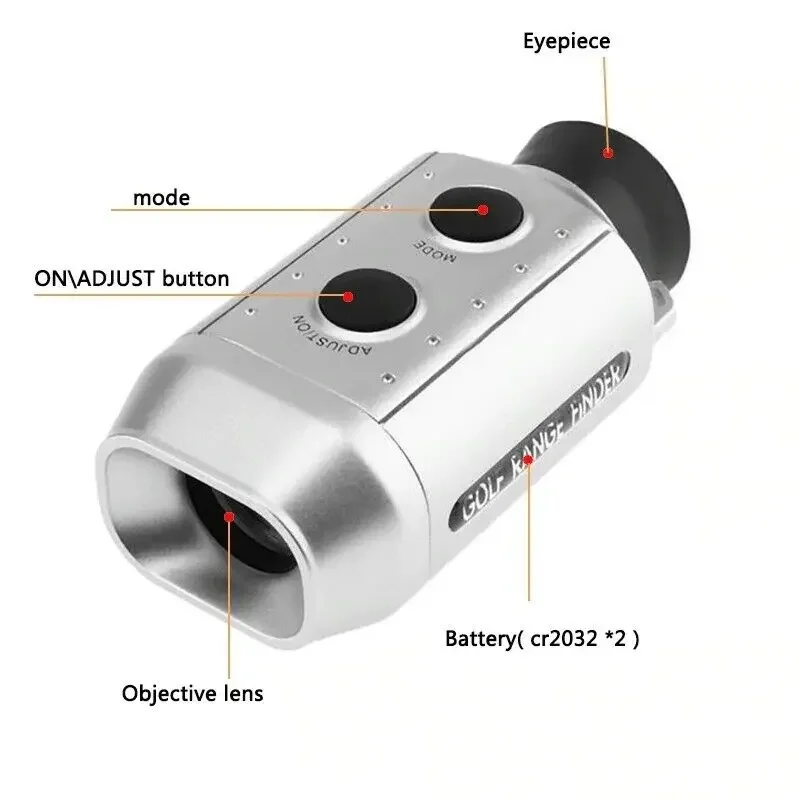 Digital Rangefinder 850M 7X18 Distance Measuring Sensor Measure Height Portable Golf Digital Rangefinder GPS Range Finder