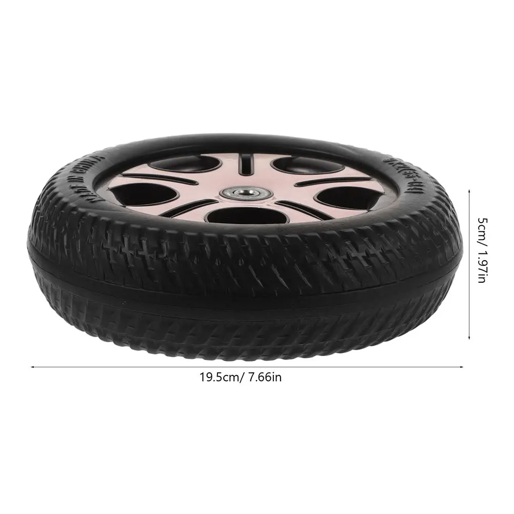 2 قطعة عجلات دراجة ثلاثية العجلات للأطفال دراجة أطفال المحور الخلفي خفيفة الوزن مستقرة سهلة التركيب مقاومة للاهتراء عدم الانزلاق استبدال