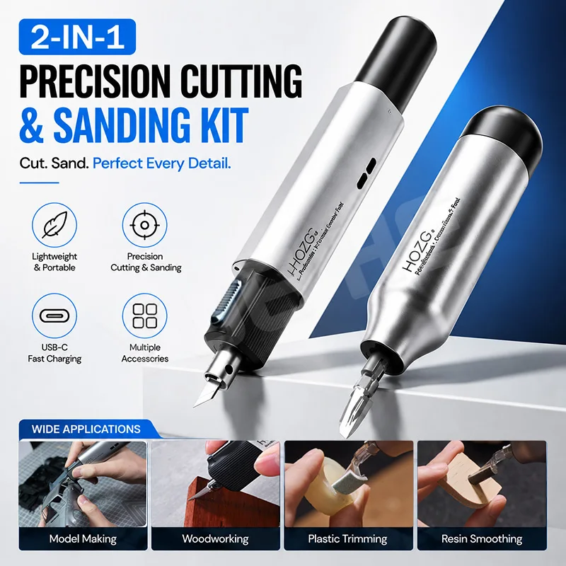 HOZO NeoBlade NeoSander Optional Ultrasonic Cutting Or Electric Sanding Pen Rechargeable For Phone Maintenance DIY Craft Work