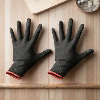 1Pair Touch Screen Gloves Thin Comfortable Skin-Friendly Sweatproof Fit Palm Mobile Phone Game Gloves Outdoor Climbing Sunscreen