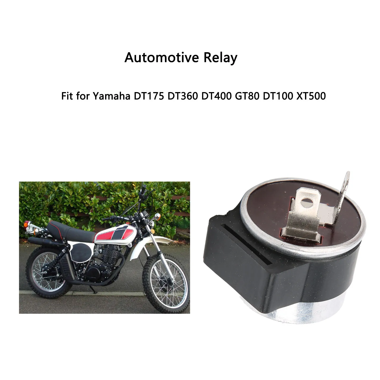 Motorcycle Turn Signal Flasher Relay Mechanical Type Fit for  DT175 DT360 DT400 GT80 DT100 XT500 Indicator Blinker Relay