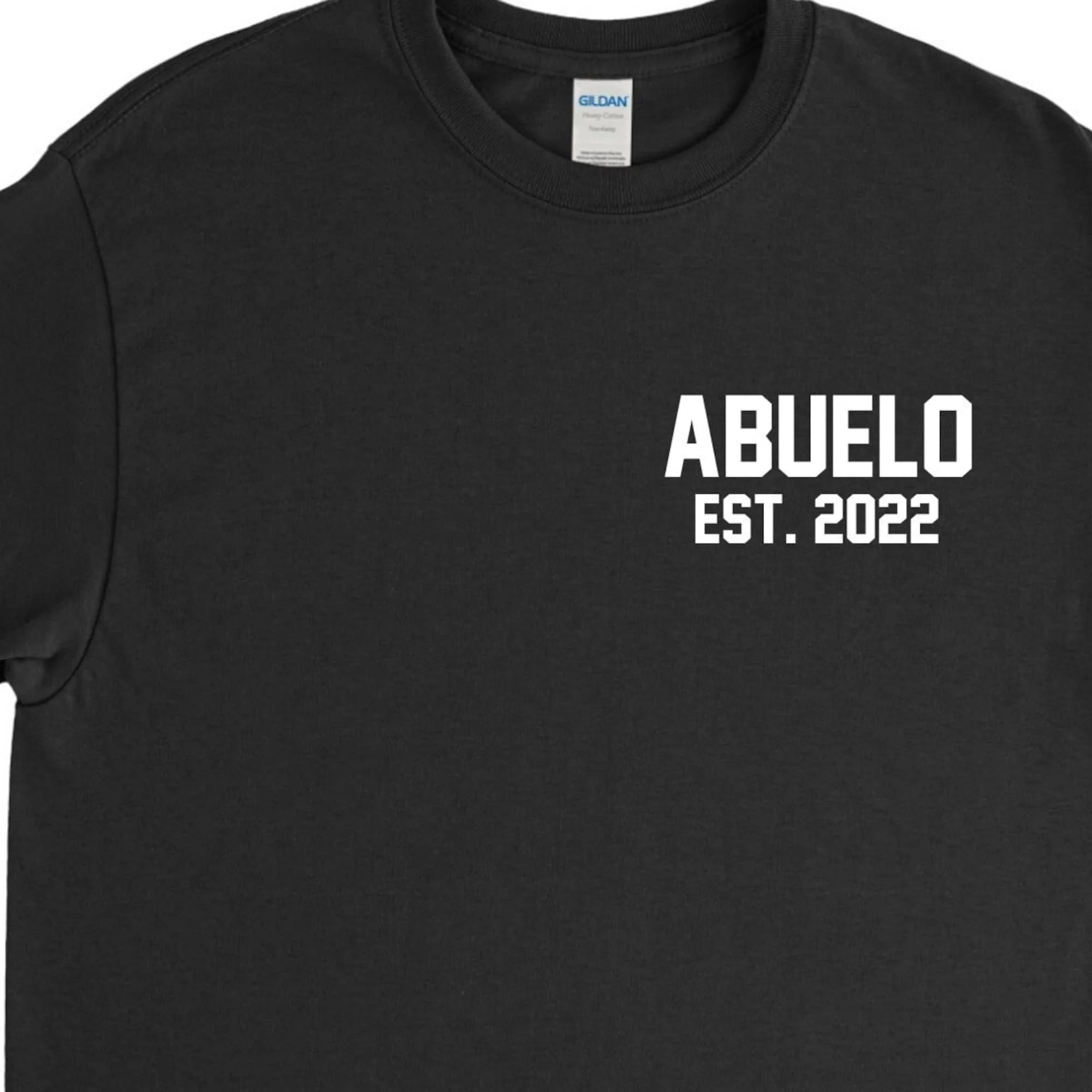 Abuelo 2022 Shirt,Custom Abuelo Gift,Abuelo Shirt,Personalized Shirt,Gift for Abuelo,Grandpa Shirt,Grandpa Gift,New Abuelo