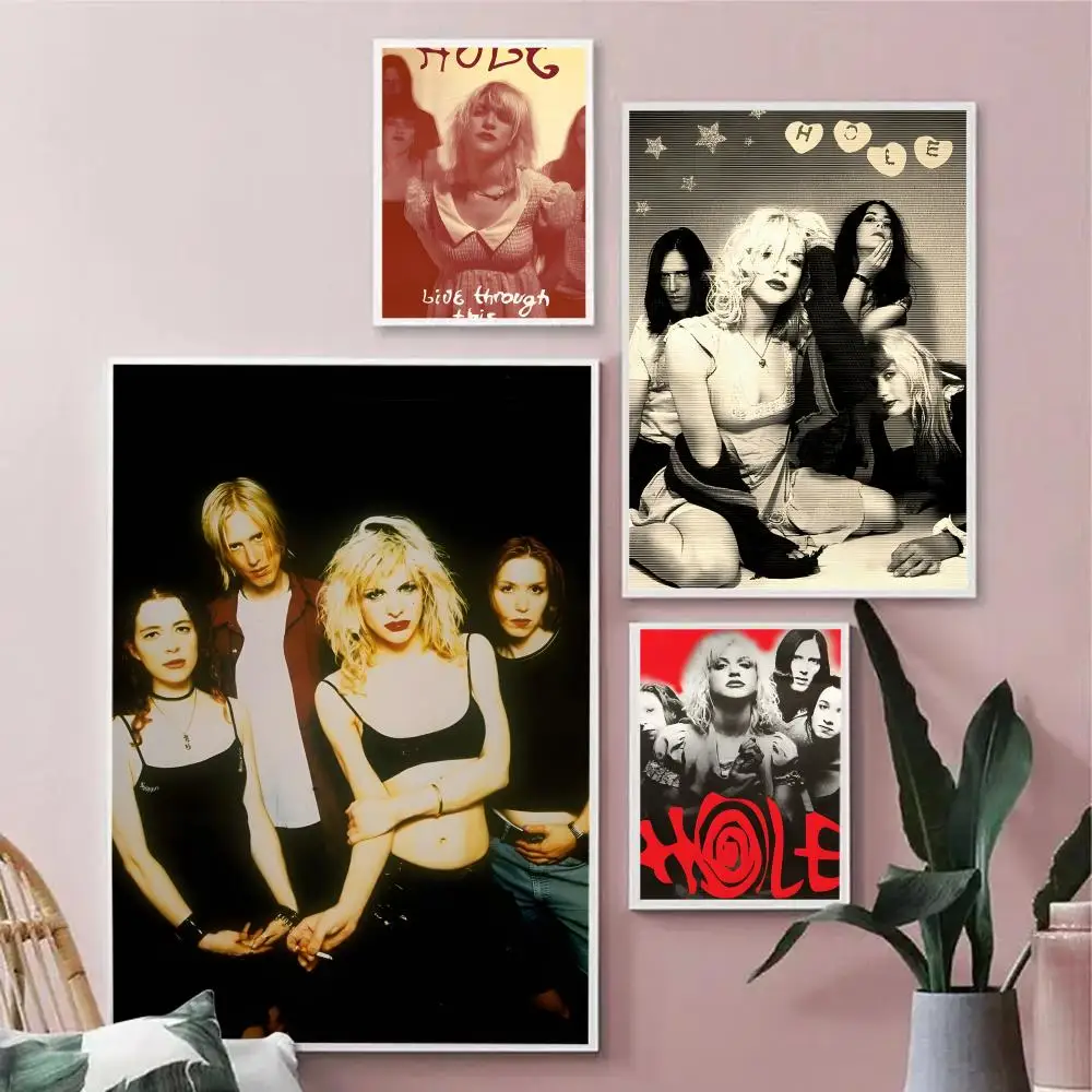 

H-Hole Band Poster Trendy And Easy-to-Apply Wall Art Stickers For Home Decor And Dorm Room Walls