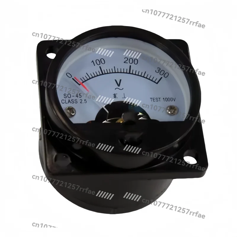 B-543 With Backlight SO45 300V AC Voltage Meter Pointer Type Mechanical Metering LED Luminous Power Amplifier Vu Meter