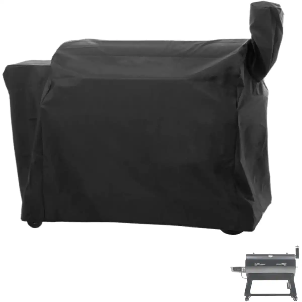 Grill Cover for Recteq Flagship XL 1400 RT‑1400 Pellet Grill, Heavy‑Duty Waterproof Outdoor Smoker Cover, UV‑Resistant Windproof