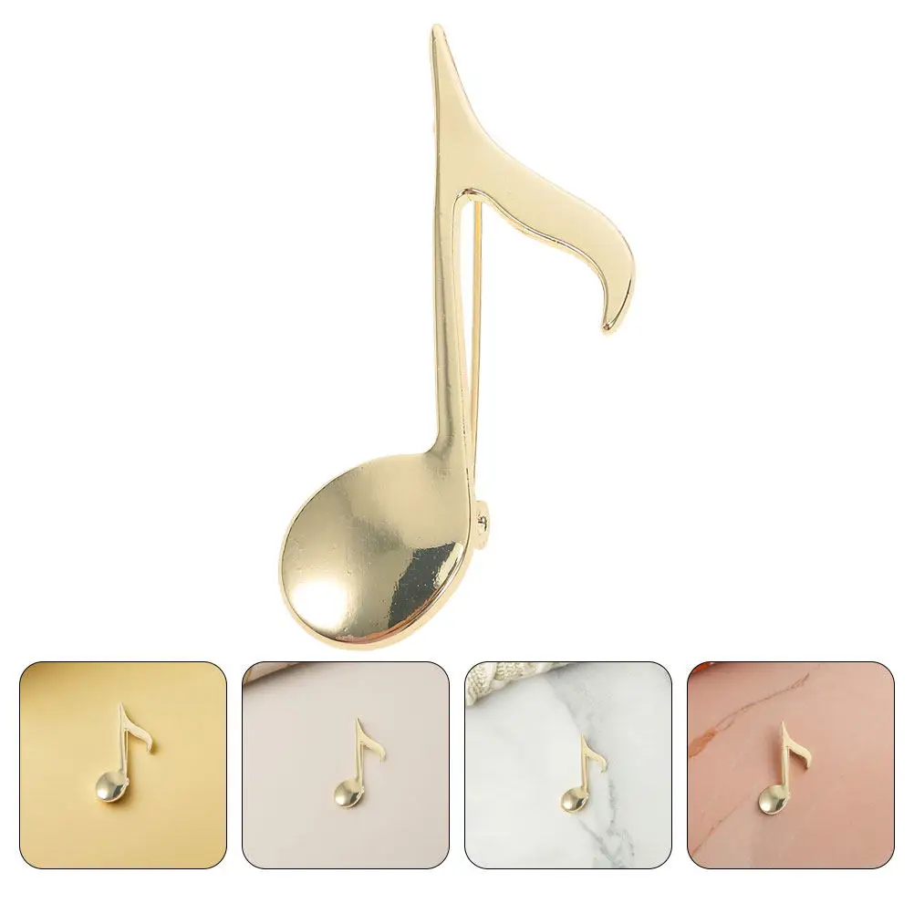 3Pcs Music Note Brooch Pins Musical Instrument Theme Brooch for Women Men Fashion Jewelry Lapel Pin Backpack Jacket Accessory