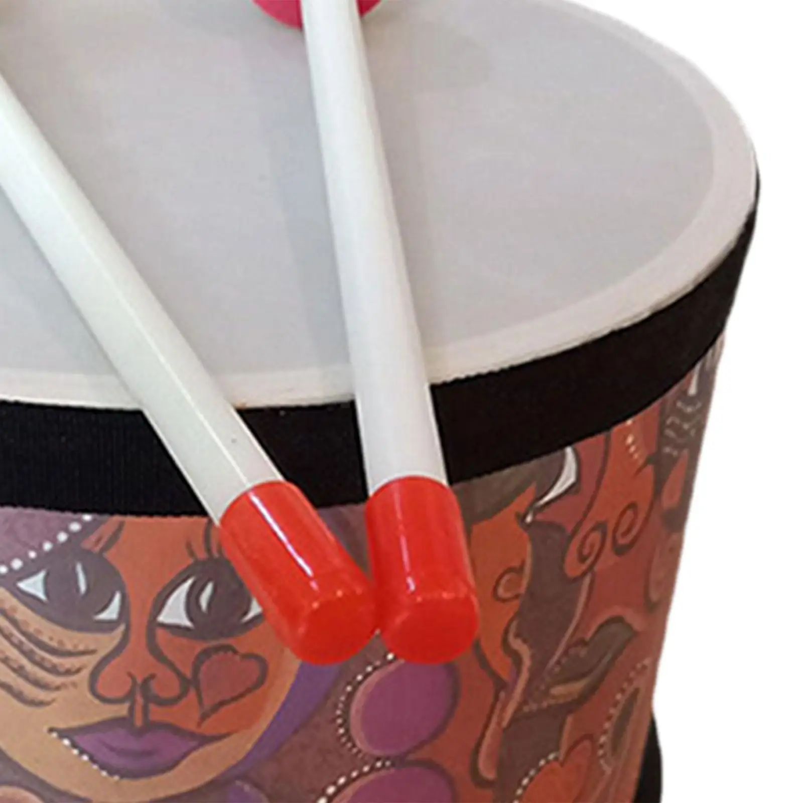Floor Drum Orff Percussion Montessori Bongo Drum for Children Kids Gift