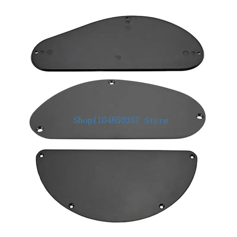 652F Bass Cavity Plate, Black Electric Guitar Back Cover Electric Guitar Back Plate
