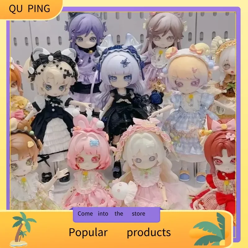 Minty Fantasy Forest BJD Blind Box 12 Points 1/12 Scale Movable Doll Animal Action Figurine Model Toys Gifts for Collectors