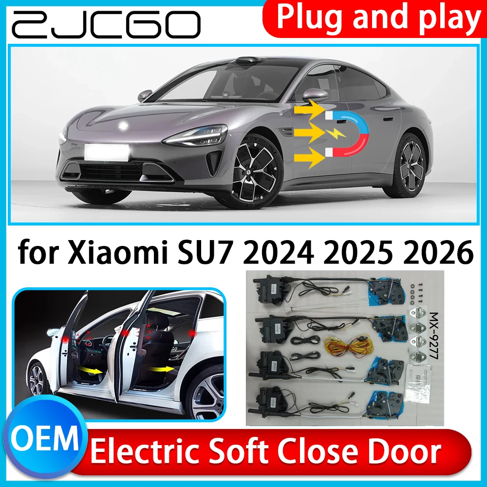 

for Xiaomi SU7 2024 2025 2026 Auto Pull Car Soft Close Kit Door Power Latch Electric Door Catch Soft Closing Assist Silent