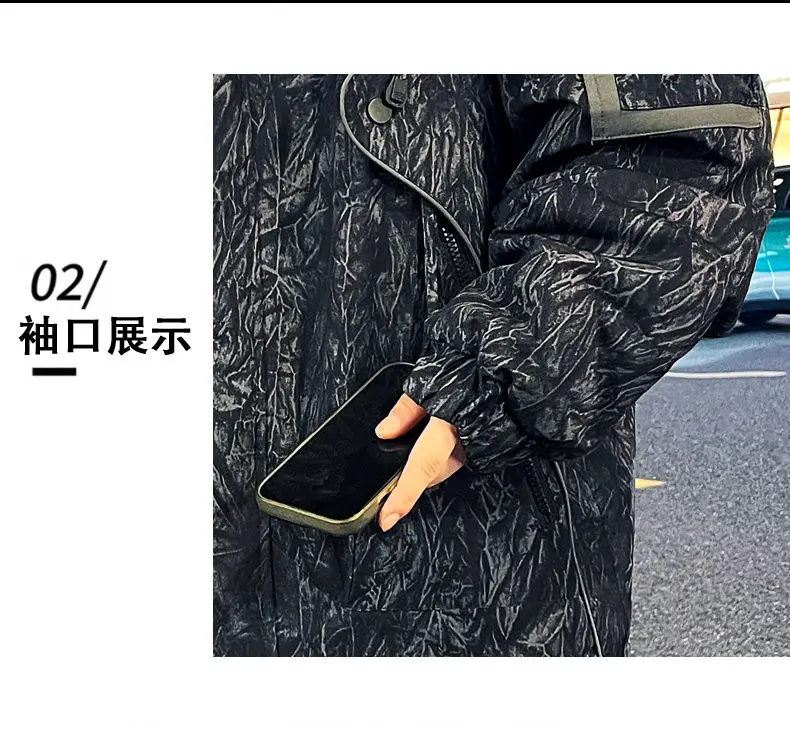 Mode 2026 Herbst Winter Herren Verdickte Kapuzen-Fleecejacke Jugendliche Streetwear Freizeit Warme Plüschjacke Winddichte Oberbekleidung – Detail 6