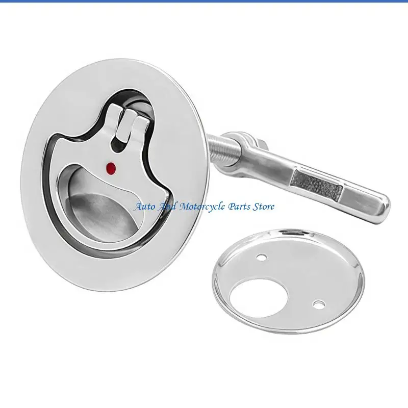 P9FD Bodenschloss mit Edelstahlgriff, einfach zu bedienende, schlüssellose Boots-Flush-Pull-Verriegelungen für verschiedene – Detail 2