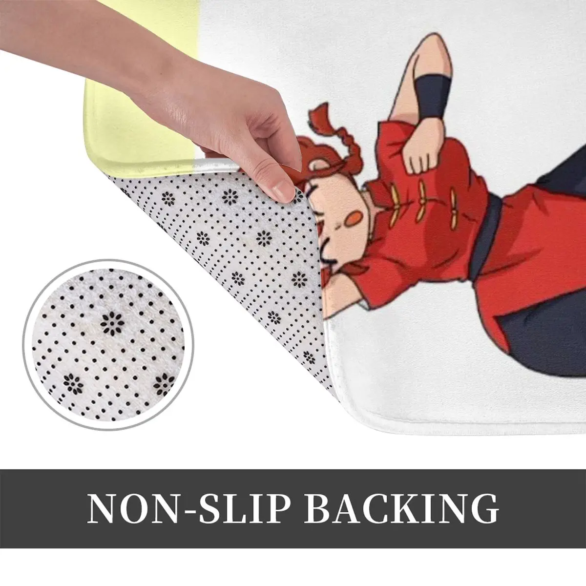 Anime Ranma 1/2 Ranma Non-slip Doormat Floor Mat Durable Carpet Rug for Kitchen Entrance Home Balcony Footpad Mats