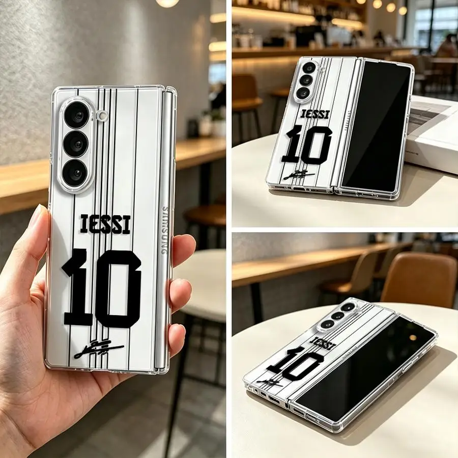 Back Phone Cover Case for Samsung Galaxy Z Fold 8 Ultra ZFold4 ZFold7 ZFold3 ZFold5 ZFold6 Z Fold 7 6 5 4 3 IESSI 10 Line