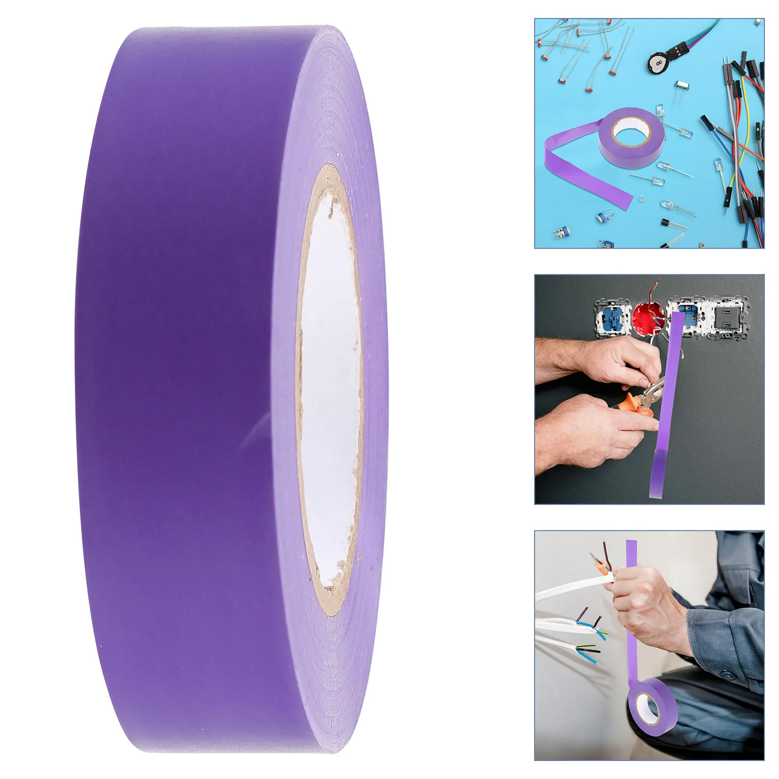1 Roll Wire Insulating Electric Tape Insulation Electric Electrical Tapes Heat Resistant Automotive Thin For Wire Adhesive Tape