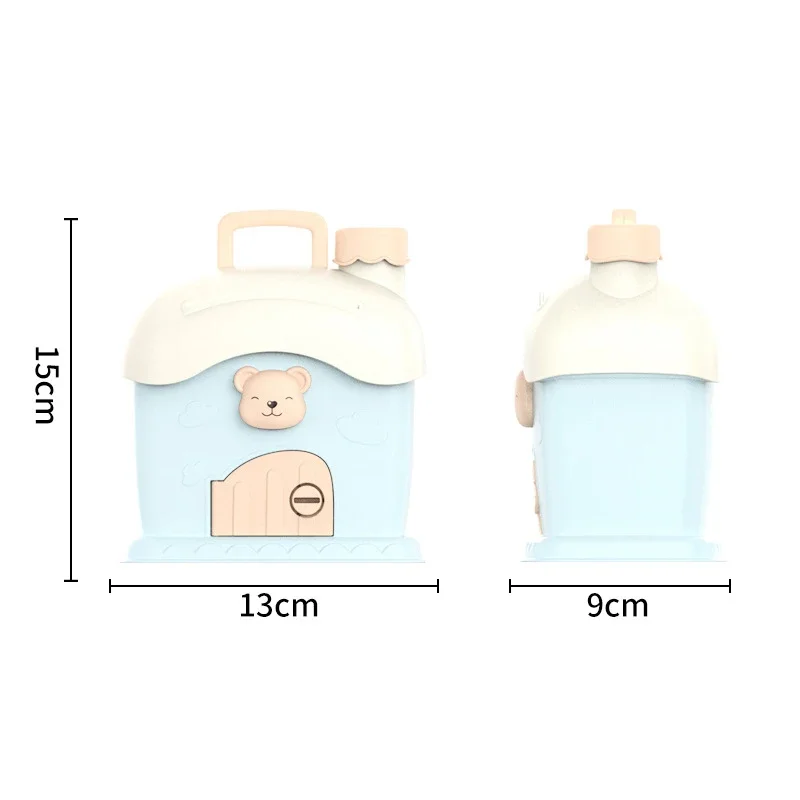 Hucha de dibujos animados para niños, pegatinas DIY, caja de almacenamiento, llave de casa pequeña, Kawaii, gran capacidad, lindos regalos de vacaciones para niños