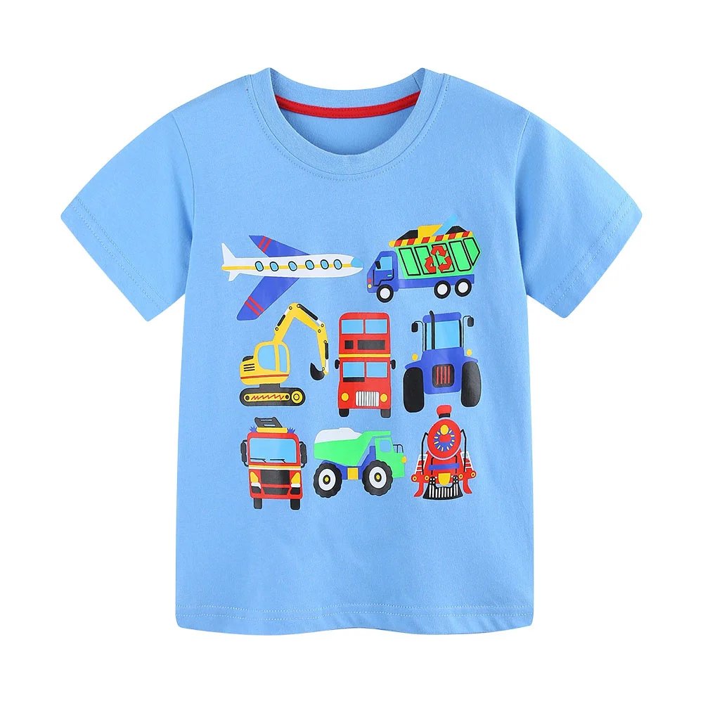 

Fashion Cars Short Sleeve T-Shirt Summer Costume Top for Toddlers Kids Boys Girls Cute Baby Clothing