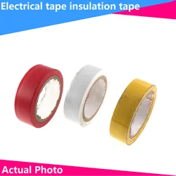 Fita Isolante Elétrica, Fita Eletricista, Impermeável, Auto-Adesiva, PVC, Retardador de Chamas, Alta Tensão, 10m, 600V