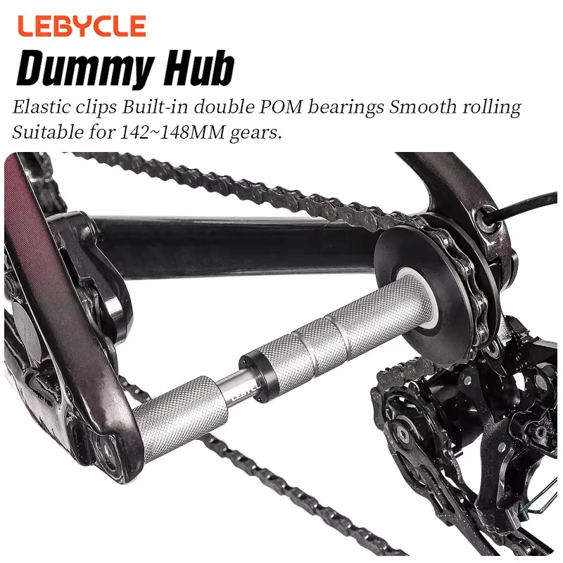 Soporte de limpieza de cadena de bicicleta LEBYCLE para MTB y bicicletas de carretera, soporte de fijación para lavado de cadena de bicicleta