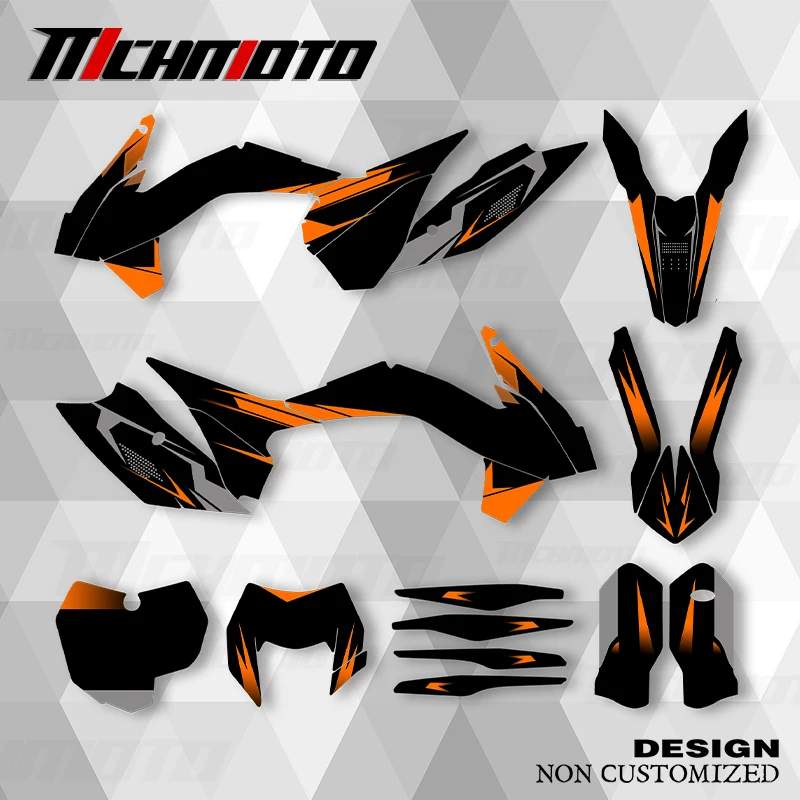 

MCHMFG For KTM EXC 2014 2015 2016 SXF 2013 2014 2015 New Style Graphics Decals Stickers Kit